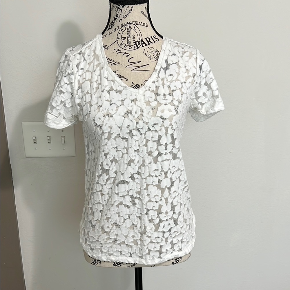 White Lace Women’s Top